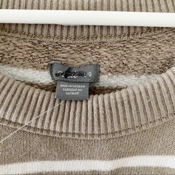 (NWOT) Aerie | Tan Striped Halter Sweater Tank Top - Picture 5 of 5